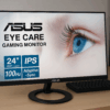 ASUS VZ249HFA-G Eye Careゲーミングモニター – 24型（23.8型表示可能）/IPS/フルHD /100Hz/Adaptive-Sync/1ms MPRT/ブルーライト軽減/フリッカーフリー/3年保証 / 国内正規品