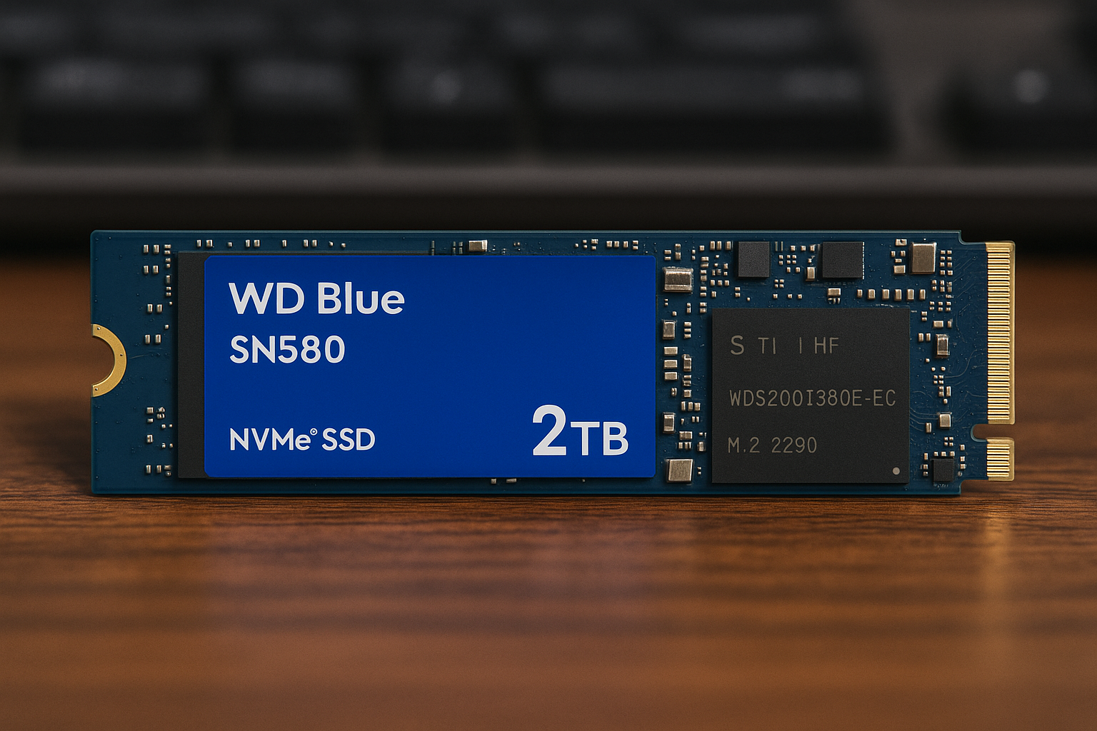 Western Digital ウエスタンデジタル 内蔵SSD 2TB WD Blue SN580 (読取り最大 4,150MB/秒) M.2-2280 NVMe WDS200T3B0E-EC 【国内正規代理店品】