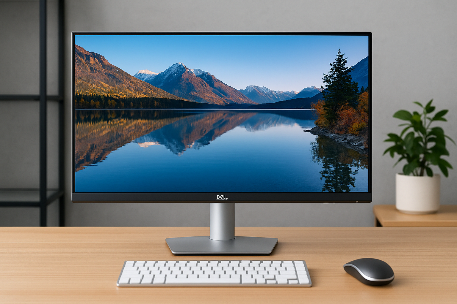 Dell S2722QC 27インチ 4K モニター (3年間無輝点交換保証/IPS非光沢/USB Type-C・HDMIx2/sRGB 99%/縦横回転・高さ調整/4ms/AMD FreeSync/スピーカー付)