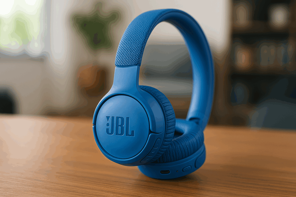 JBL TUNE 520BT Bluetoothヘッドホン 密閉型/最大約57時間連続再生/オンイヤー/USBタイプC充電/マルチポイント/JBLアプリ対応 ブルー JBLT520BTBLU