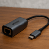 UGREEN USB-C LAN 有線LANアダプター Type-C LAN OTG機能対応 1000Mbps高速 USB-C to RJ45 ギガビットイーサネット Thunderbolt 3搭載 MacBook Asus Lenovo Acer Dell XPSなどに対応 グレー