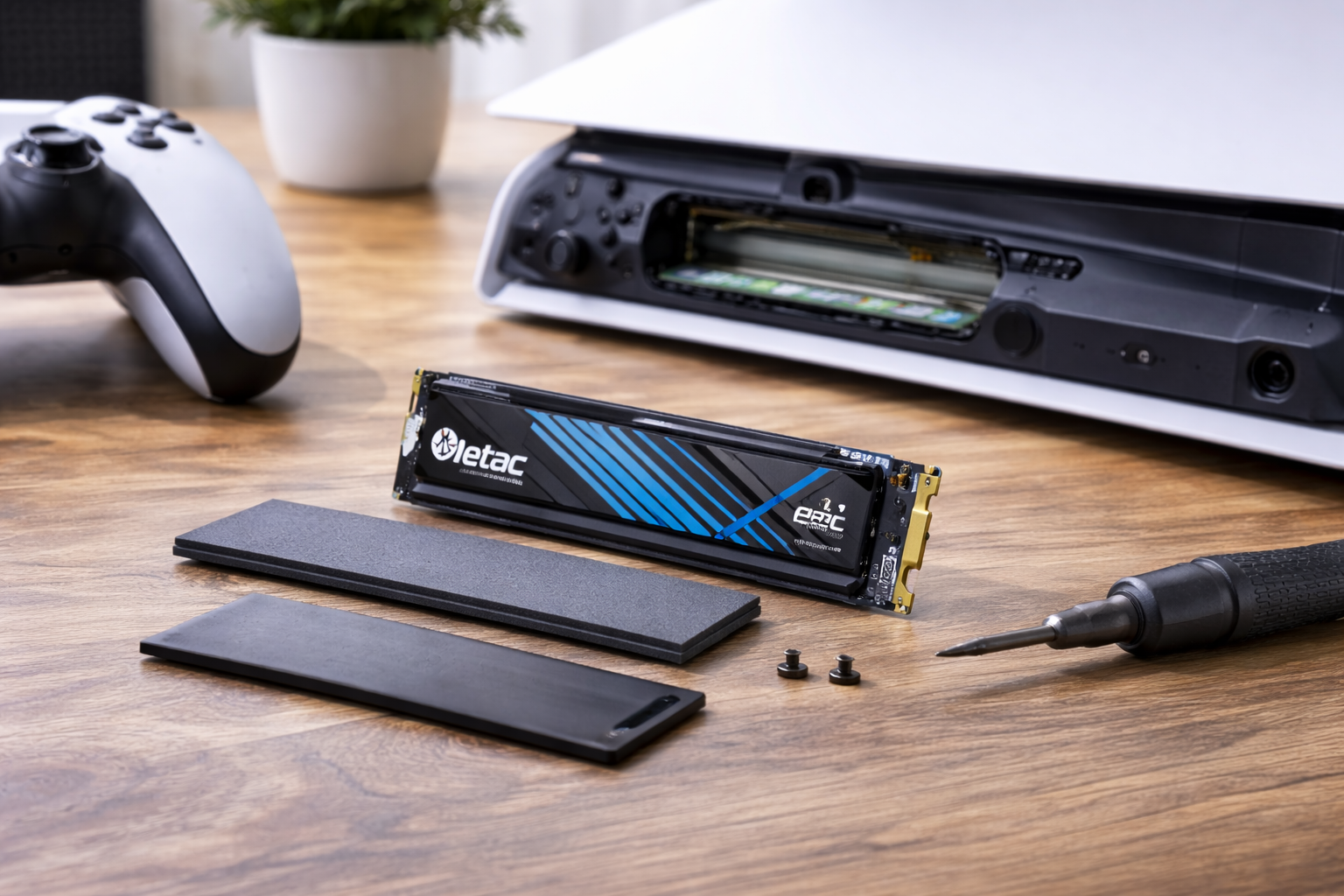 Netac M.2 NVMe SSD 2TB PCIe Gen 4×4 最大7300MB/s 放熱シート付き PS5確認済み 2280 内蔵 SSD 3D SLCキャッシュ技術 LDPCエラー訂正 デスクトップ ノートパソコンに適用 TBW1280TB メーカー5年保証 NV7000-t