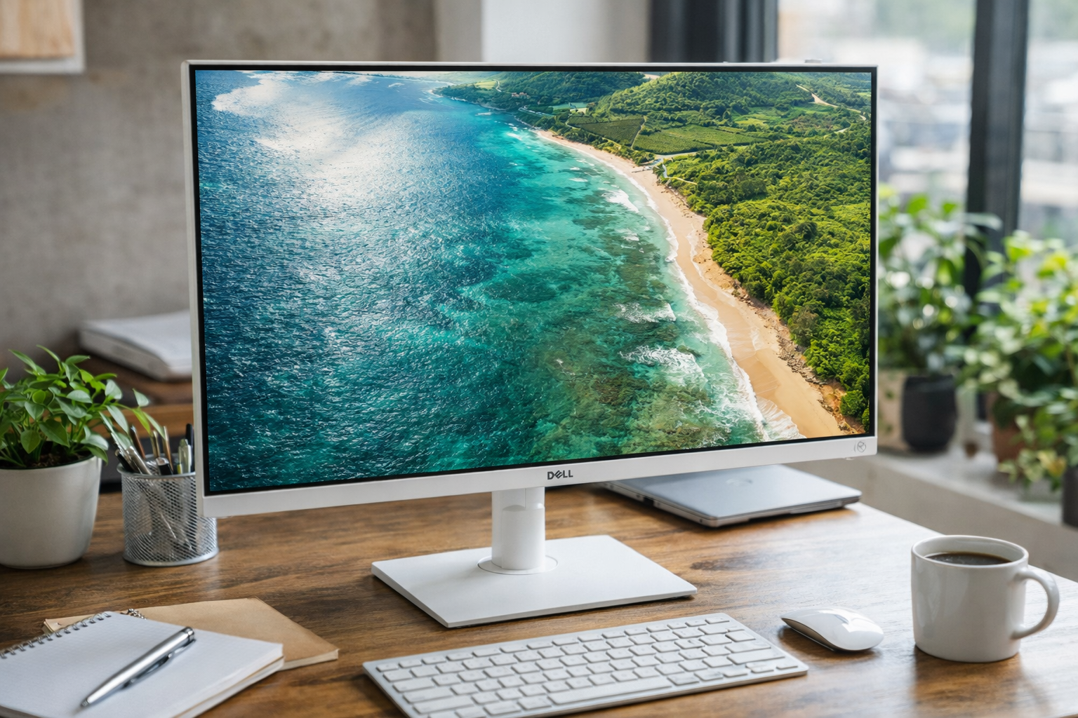 Dell ハイスペック 23.8インチ ホワイトモニター(5年保証/FHD/IPS,非光沢/縦横回転,高さ調整/5Wx2スピーカー/HDMIx2) S2425HS-A