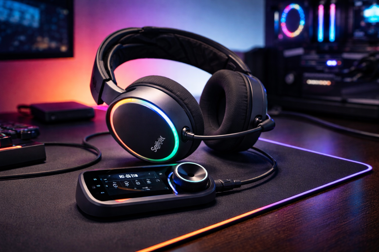 Game Dac付属 SteelSeries ゲーミングヘッドセット Arctis Pro + Game DAC 有線 ブラック ハイレゾ MixAmp PC PS4 PS5 対応 61453