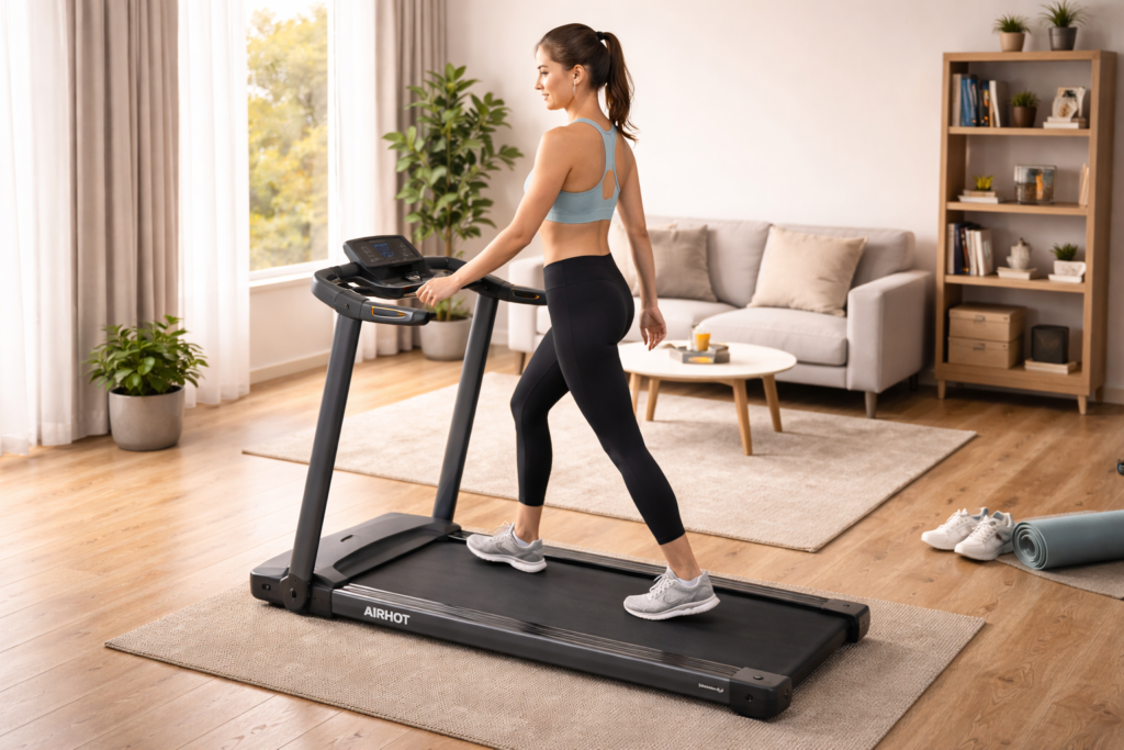 ルームランナー-AIRHOT ウォーキングマシン MAX 6km/h ランニングマシン MAX 10km/h トレーニングマシン 静音 フィットネス ダイエット 家庭用 健康器具 省スペース 収納便利