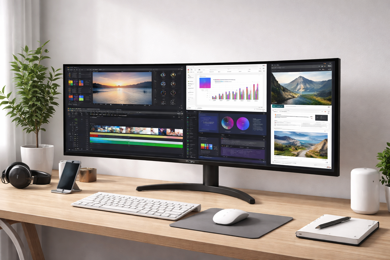 LG ウルトラワイドモニター 平面 UltraWide Monitor 34WQ500-B 34インチ/2560×1080/100Hz/IPS/sRGB 99%/DisplayHDR 400/アンチグレア/HDMI/DisplayPort/VRR(FreeSync)/3年安心・無輝点保証/34WP500B 34WP550B 後継機