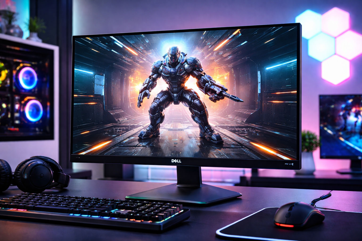 Dell G2725D 27インチ ゲーミングモニター ゲーミング ディスプレイ(3年間無輝点交換保証/QHD/Fast IPS/DPx1,HDMIx2/傾き調整/sRGB 99%/1ms/180Hz/FreeSync)