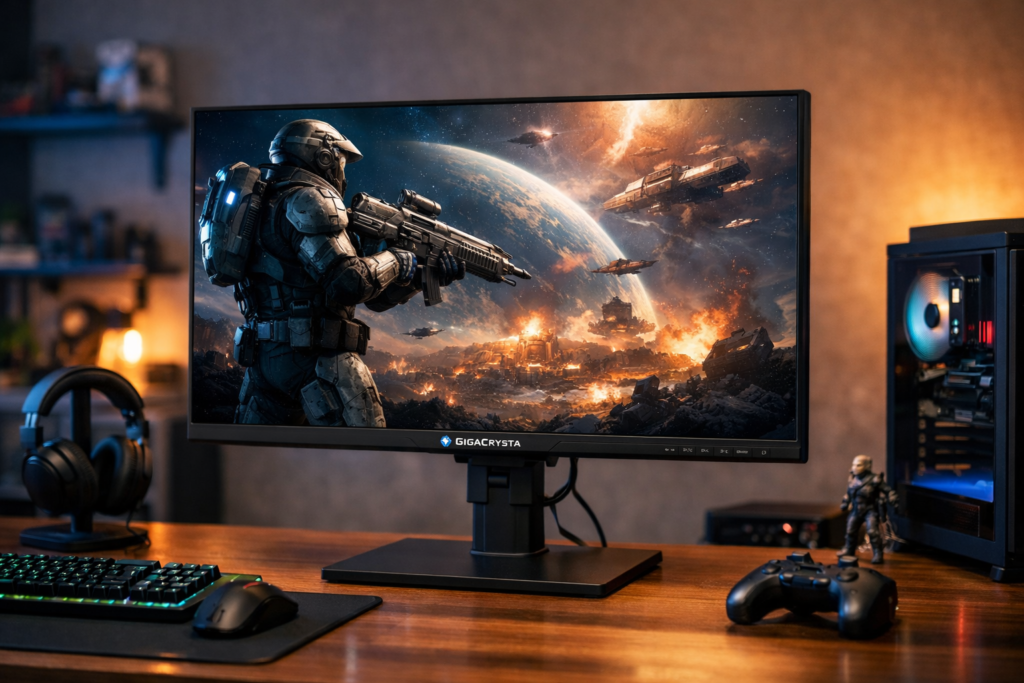 アイ・オー・データ IODATA ゲーミングモニター 27インチ GigaCrysta WQHD 180Hz AHVAパネル ブラック(HDMI×2/DisplayPort/VESA対応/高さ調整/縦横回転/土日サポート/日本メーカー) EX-GDQ271JA