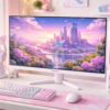 Pixio PX278 WAVE White ゲーミングモニター 27インチ 180Hz WQHD ホワイト 白 かわいい