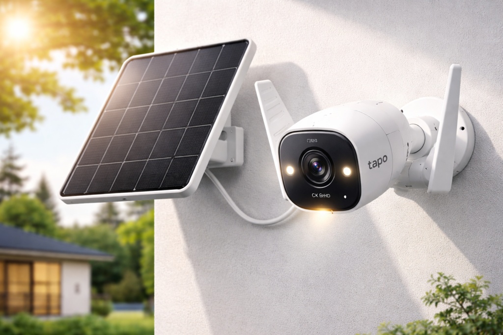 TP-Link Tapo 防犯カメラ 屋外 ソーラー 見守りカメラ Wi-Fi フルワイヤレス 充電式 2K QHD 4MP IP66 防水防塵 フルカラーナイトビジョン スマートAI検知 マイク スピーカー 搭載 Amazon Alexa/Google Assistant 対応 【小型ソーラーパネルマウントキット】 Tapo C425 KIT