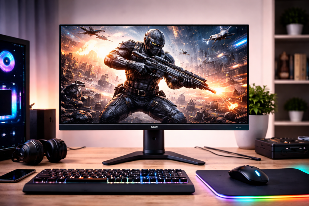 アイ・オー・データ IODATA ゲーミングモニター 23.8インチ FHD 1080p GigaCrysta 165Hz 1ms ADSパネル (AMD FreeSync/HDMI×3/DisplayPort/スピーカー付/高さ調整/縦横回転/メーカー3年保証/土日サポート) EX-LDGC243HDB