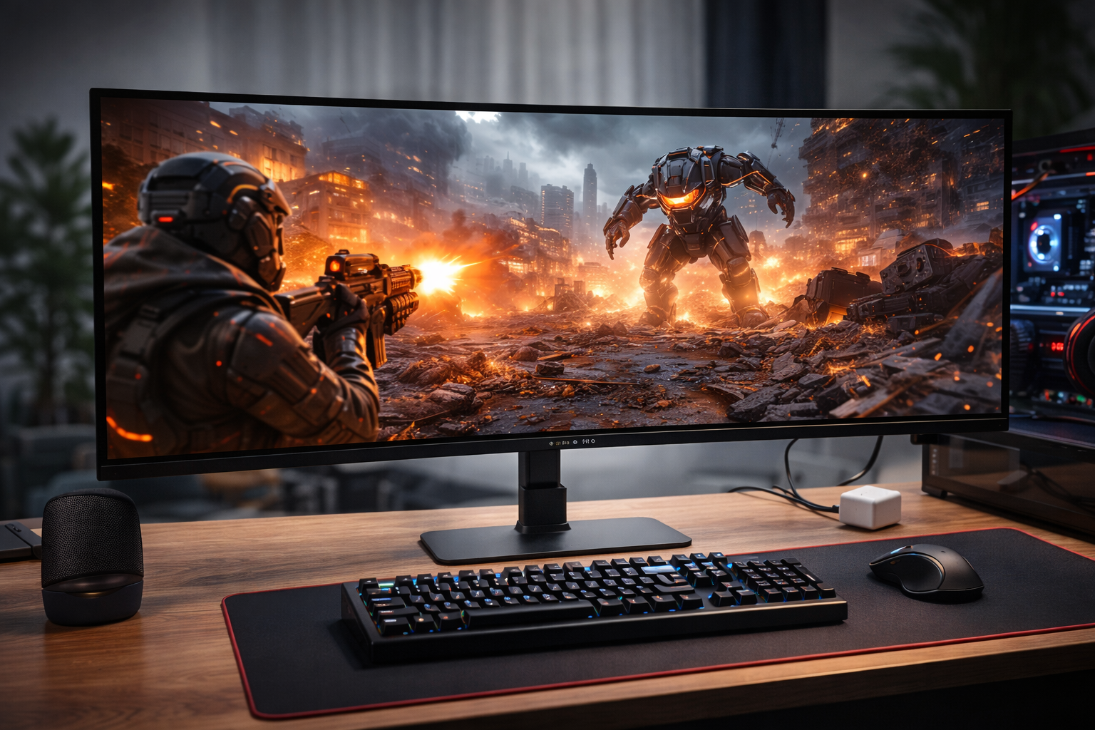 INNOCN 40インチワイドモニター WR40 PRO WQHD(3440x1440) HDR600@144hzゲーミングモニター HDMI Display Port USB-C 90W Freesync 高さ調整 スピーカー内蔵 VESA (40インチ HDR600)