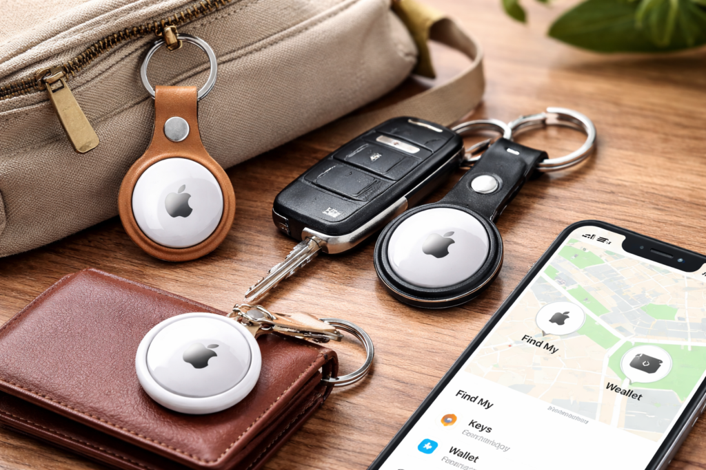 YIERSAN エアタグ（2個セット）airtag 紛失防止タグ gps スマートタグ Appleの「探す」に対応(iOS端末のみ)スマートトラッカー gps ミニ gps 小型 子供 gps 発信機 車両追跡 盗難対策 鍵 財布紛失防止 追跡タグ 超軽量 高齢者に良い スマホ/カバン/キー/荷物/ペットの首輪に掛ける 日本語説明書付き