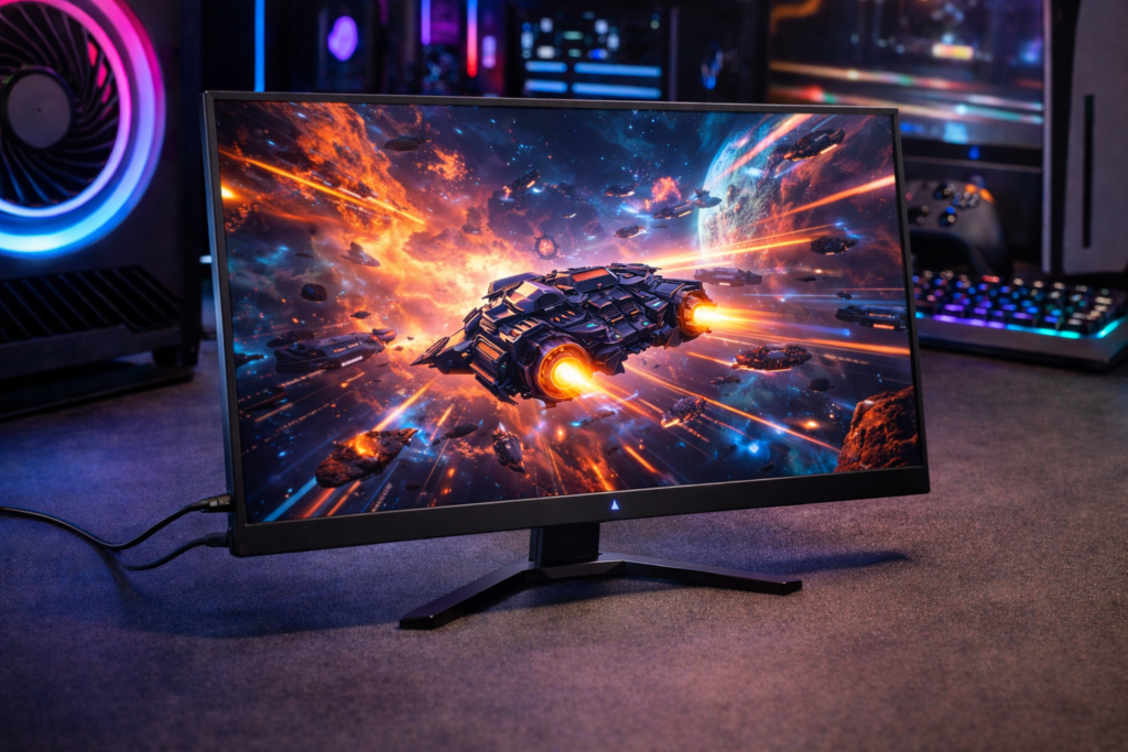 XUNDEFINED 27 インチ 100Hz モニター 1080p スピーカー付き FHD IPS モニター 1ms GTG アダプティブ同期 130% sRGB HDMI/TYPE-C