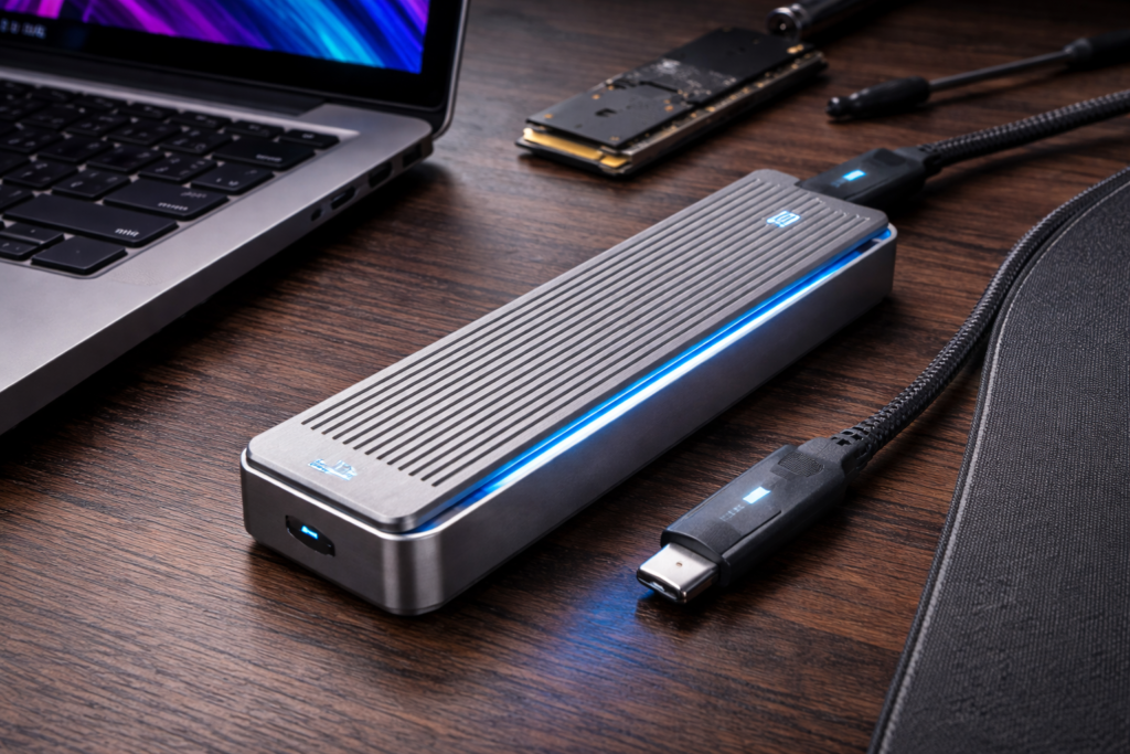 ACASIS 40Gbps 超高速 M.2SSD外付けケース Thunderbolt 4/3 usb4にのみ対応していま, 2280 M-Key/B+M Keyケースサイズをサポートエンクロージャ