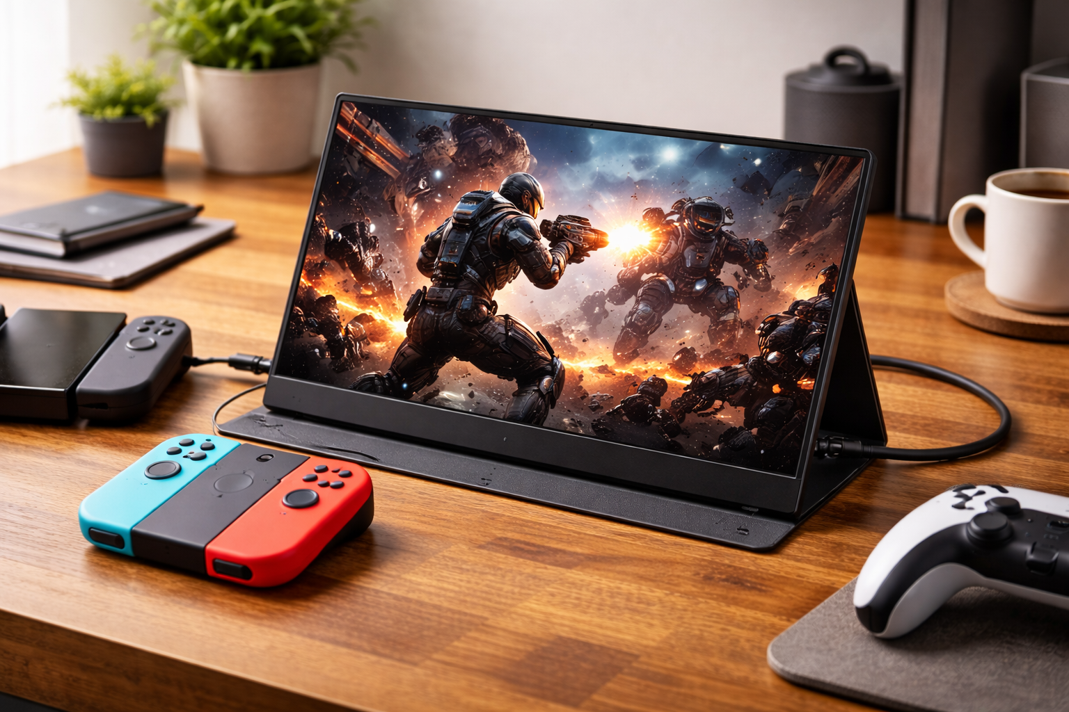 モバイルモニター EVICIV 15.6インチ モバイルディスプレイ ゲームモニター 1920*1080 ゲームモニター スイッチ用 ポータブルモニター 非光沢IPS液晶パネル 薄型 軽量 ペンホールスタンド VESA対応 保護カバー付き USB Type-C 標準HDMI PS4/PS5/Switch/カメラ/XBOX ONE/PC/Macなど対応 在宅ワーク リモートワーク 日本語説明書