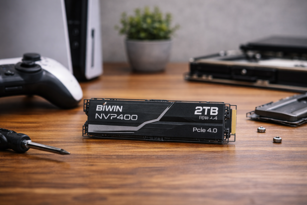 Biwin NV7400 2TB SSD NVMe2.0 M.2 Type 2280 PCIe Gen4×4 最大読込:7450MB/s (R:7450MB/s、W:6500MB/s) 内蔵SSD 高耐久 PS5/PS5 Pro動作確認済み メーカー5年保証