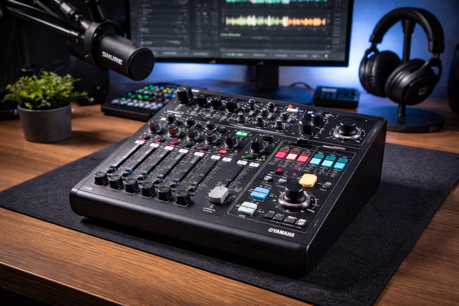 ヤマハ YAMAHA ライブストリーミングミキサー ライブ配信 8チャンネル ボイスチェンジャー内蔵 ブラック AG08 B