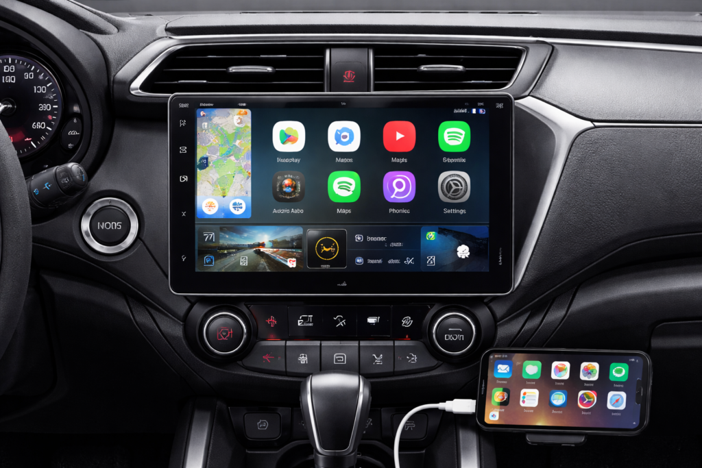 [10.1インチ] ATOTOZONE A5L Android 2DIN ディスプレイオーディオ、アンドロイドナビ、Wi-Fi/BTテザリングに対応、タッチスクリーンカーステレオBluetooth、ワイヤレスCarPlay/Android Auto、内蔵DSP、2G+32G、MirrorLink、FM/AM、USB/TF 再生、GPSトラッキング、バックカメラ連動