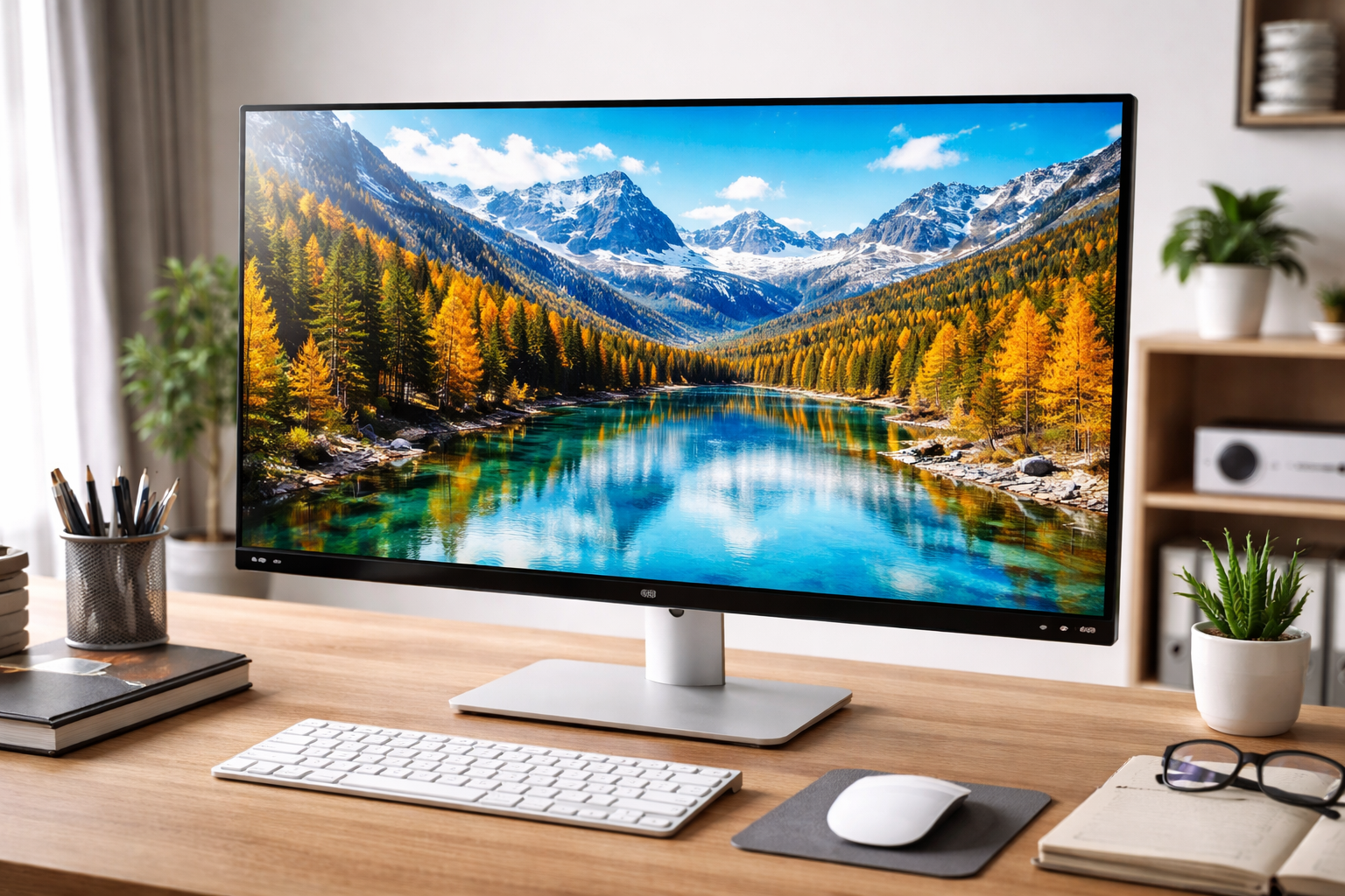 LG モニター ディスプレイ 27US500-W 27インチ/4K(3840×2160)/IPS/約10.7億色表示(8bit+FRC)/DCI-P3 90%/HDR/アンチグレア/HDMI×2/DisplayPort/フリッカーセーフ/ブルーライト低減モード/色覚調整/3辺フレームレス/3年安心・無輝点保証