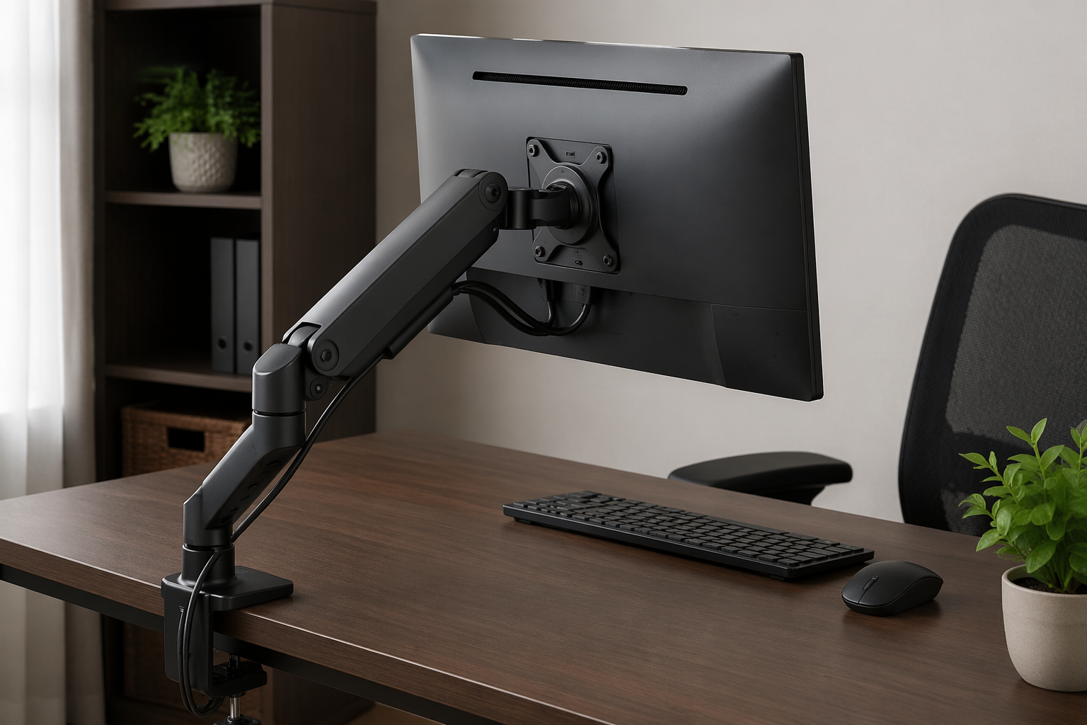 XGAGHB 17～32インチ対応 ガススプリング式 PCモニターアーム