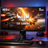 ASUS ゲーミングモニター TUF Gaming VG259QR-J 24.5インチ / フルHD/IPS / 165Hz / 1ms / PS5対応 / G-Sync compatible/DP HDMIx2 / 高さ調整/縦横回転 / 4年保証 / 国内正規品