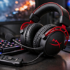 HyperX Cloud Alpha ゲーミング ヘッドセット インライン音量コントロールBox付属 レッド HX-HSCA-RD/AS オリジナルデータ特典付き ( 4P5L1AB#UUF )