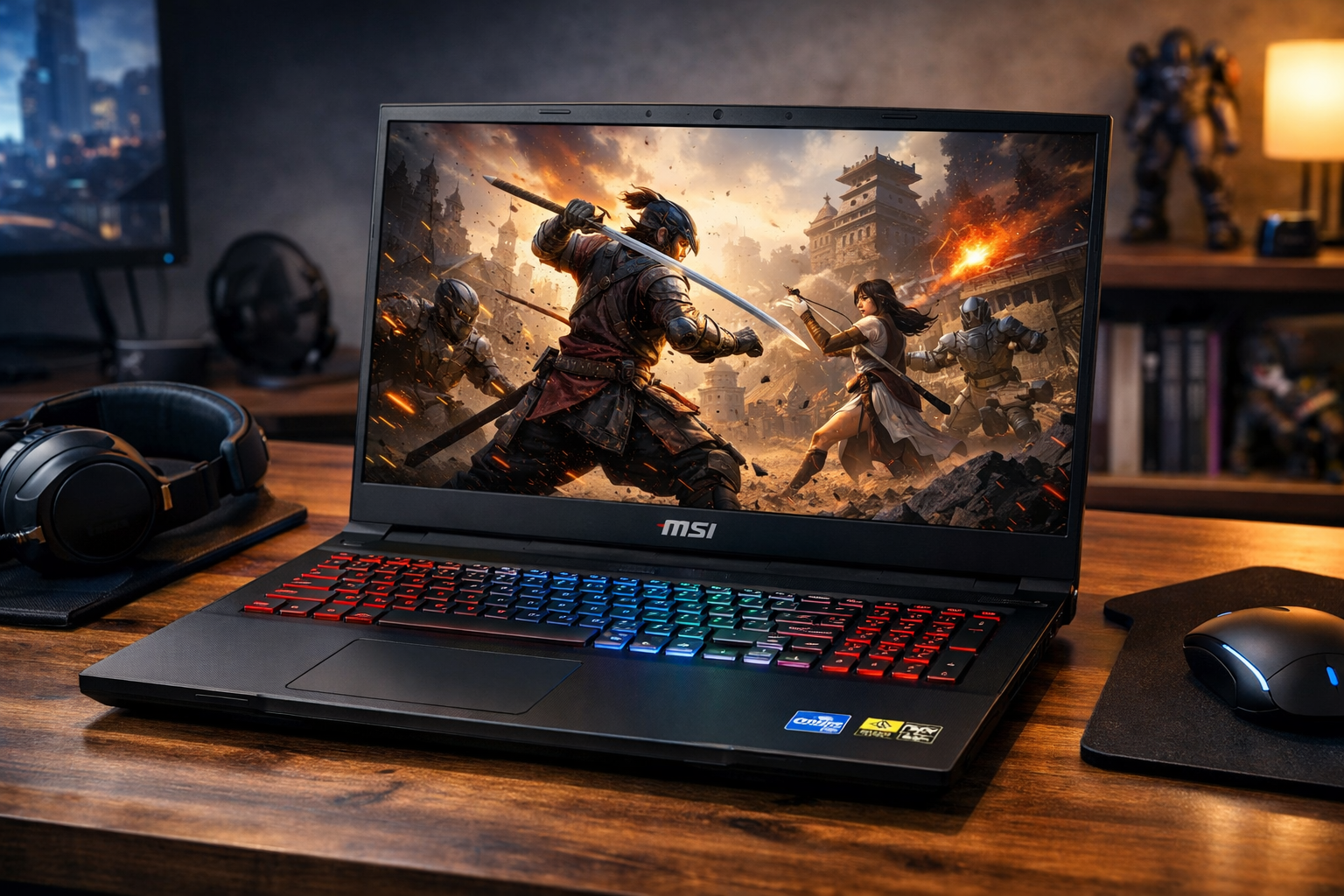 【第13世代Corei7 & RTX4070搭載】MSIゲーミングノートPC Katana15 メモリ16GB/SSD512GB/15.6インチ FHD 144Hz/Core i7-13620H/RTX 4070/Windows 11/Katana-15-B13VGK-2102JP