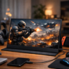 kksmart モバイルモニター 18.5インチ 自立型 100hz高速応答 100%広色域 FHD(1920*1080) 狭額縁 極細ベゼル 非光沢 IPSパネル モバイルディスプレイ ゲームモニター スピーカー内蔵 HDRモード対応 収納ケース付き USB Type-C/標準HDMI PS4/PS5/XBOX/Switch/PC/Macなど対応 C-185