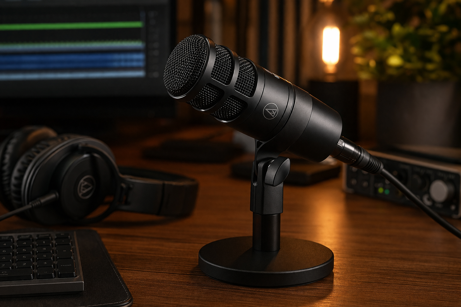 オーディオテクニカ AT2040 ポップフィルター内蔵 超単一指向性マイク