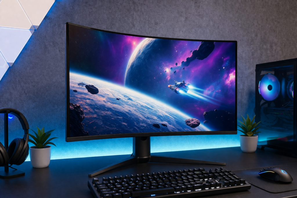 Z Z-Edge 27インチ 200Hz FHD 湾曲ゲーミングモニター UG27F